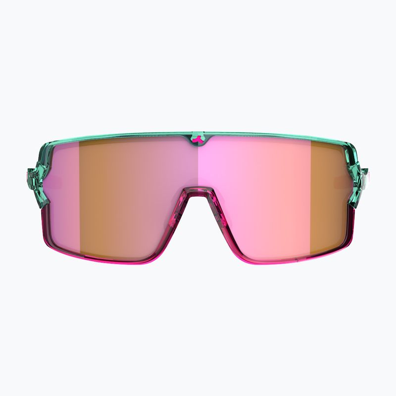 Okulary przeciwsłoneczne Tripoint 008 Lake Prespa Small X crystal neon turquoise/brown/pink multi 2