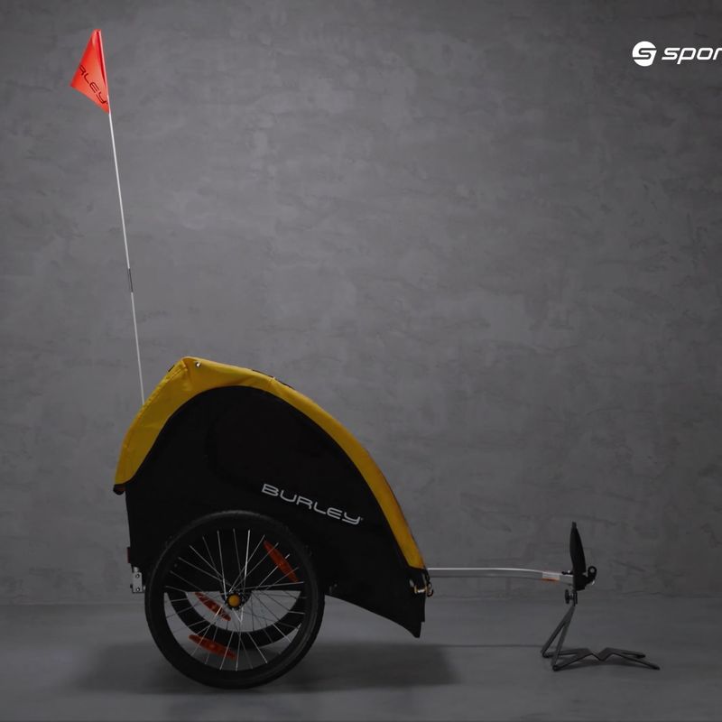 Przyczepka rowerowa Burley Bee Double yellow 17