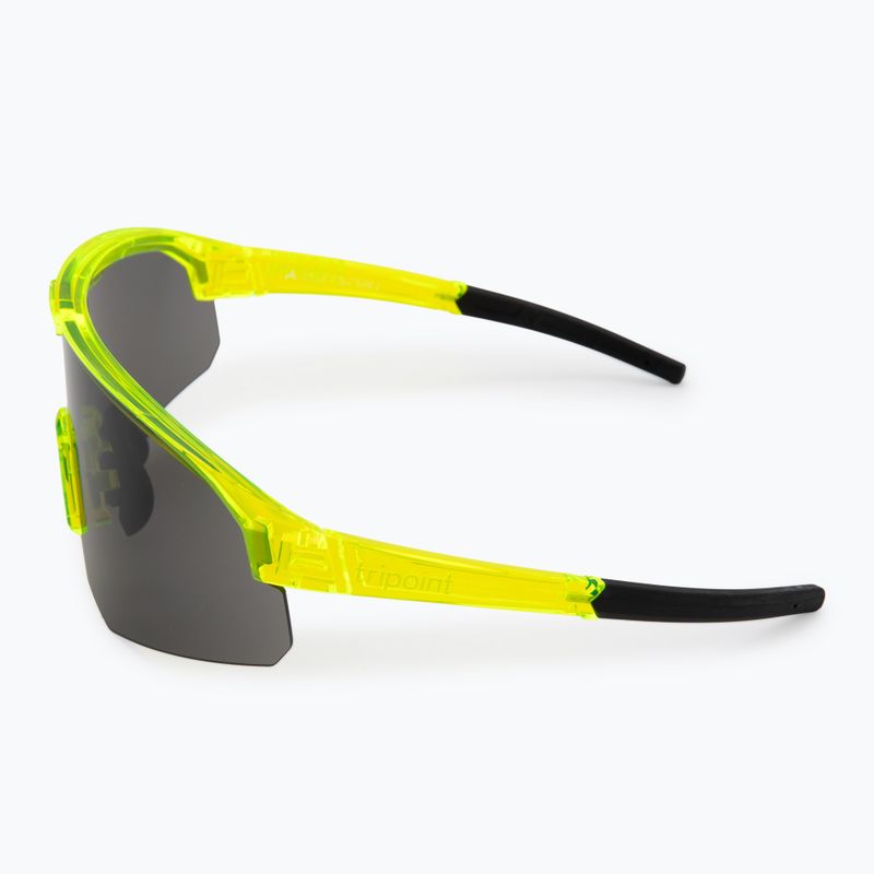 Okulary przeciwsłoneczne Tripoint 005 Lake Victoria transparent neon yellow/smoke 4