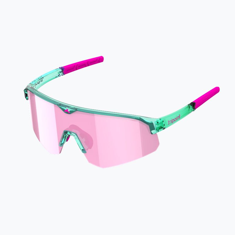 Okulary przeciwsłoneczne Tripoint 005 Lake Victoria transparent neon turquoise/brown/pink multi 2