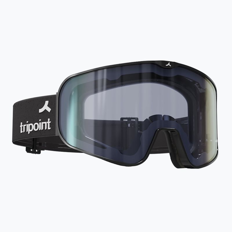Gogle narciarskie Tripoint 109 Tumba Peak matt black/smoke/blue multi cromic 5