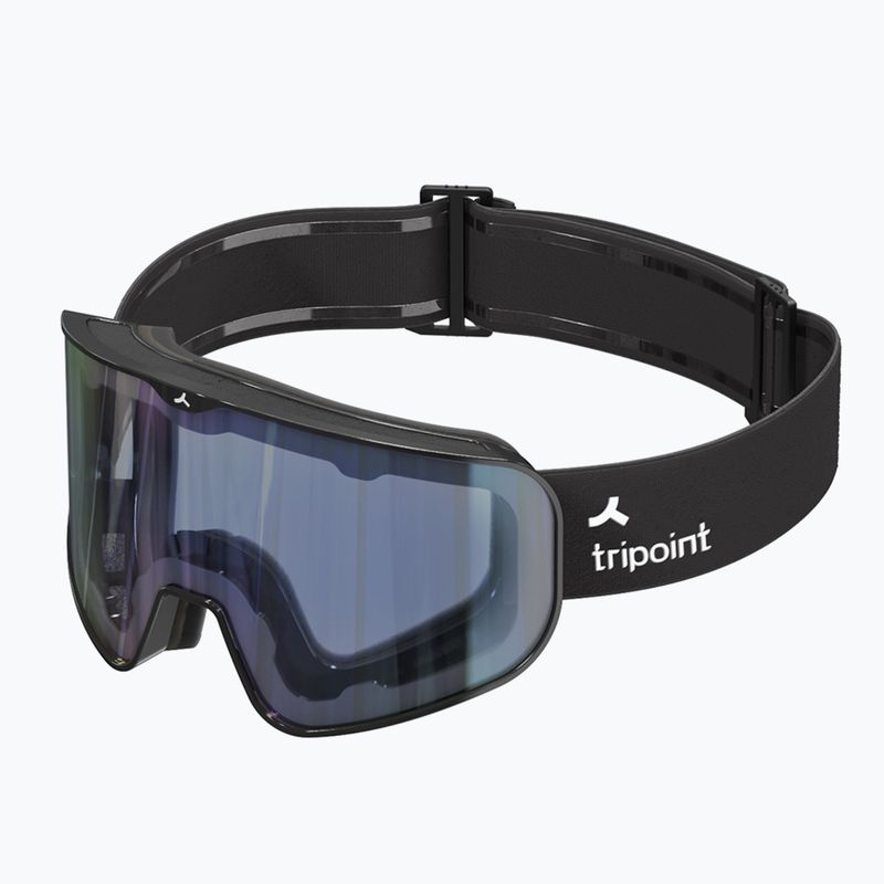 Gogle narciarskie Tripoint 109 Tumba Peak matt black/smoke/blue multi cromic 6