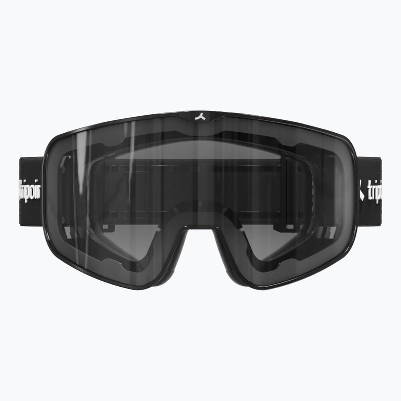 Gogle narciarskie Tripoint 109 Tumba Peak matt black/smoke/blue multi cromic 7