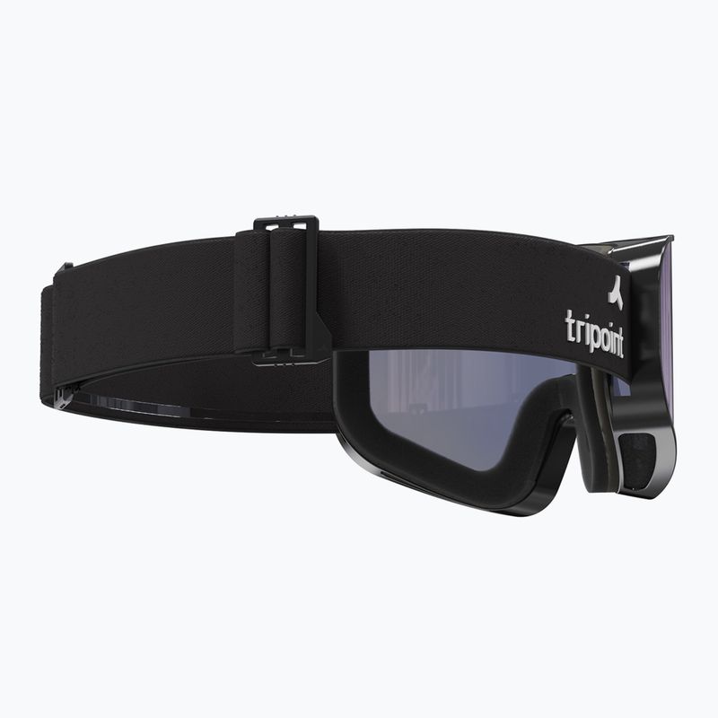 Gogle narciarskie Tripoint 109 Tumba Peak matt black/smoke/blue multi cromic 8