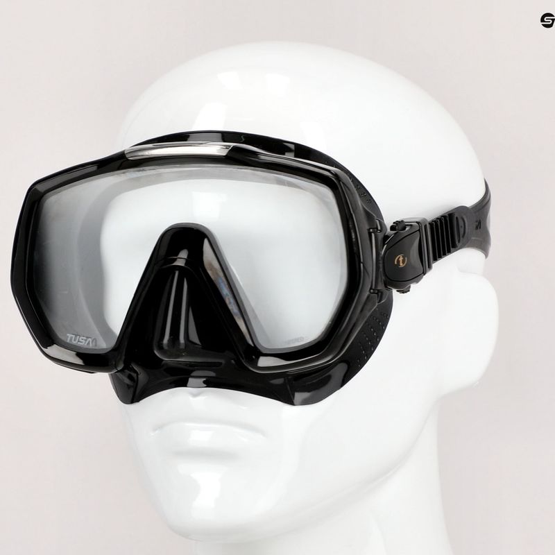 Maska do nurkowania TUSA Freedom Elite black/grey 7