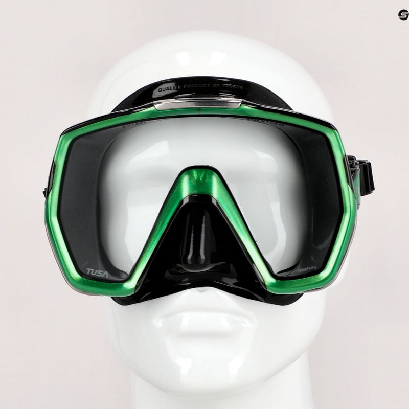 Maska do nurkowania TUSA Freedom HD green/black 7