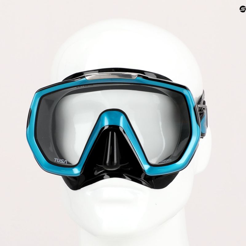 Maska do nurkowania TUSA Freedom Elite turquoise/black 7