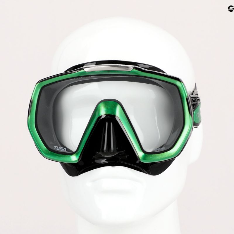 Maska do nurkowania TUSA Freedom Elite black/green 7