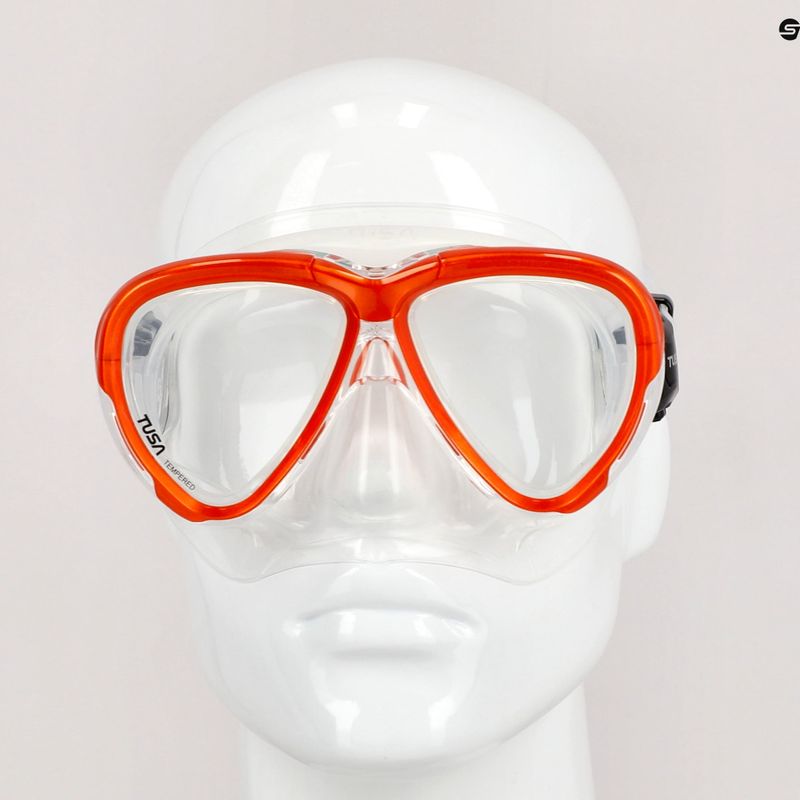 Maska do nurkowania TUSA Intega white/orange 7