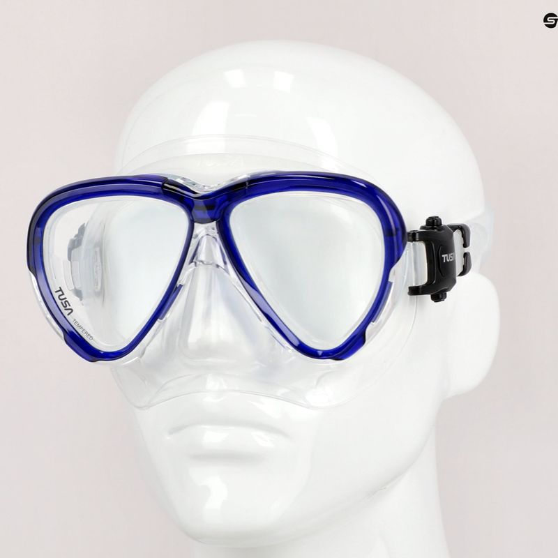 Maska do nurkowania TUSA Intega white/navy blue 7