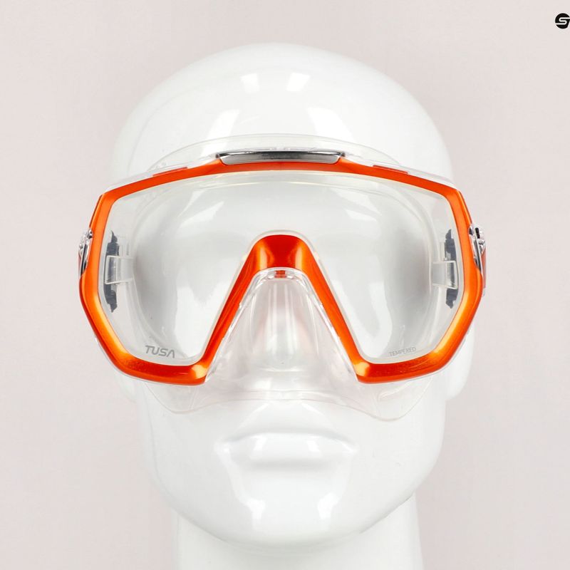 Maska do nurkowania TUSA Freedom Elite white/orange 7