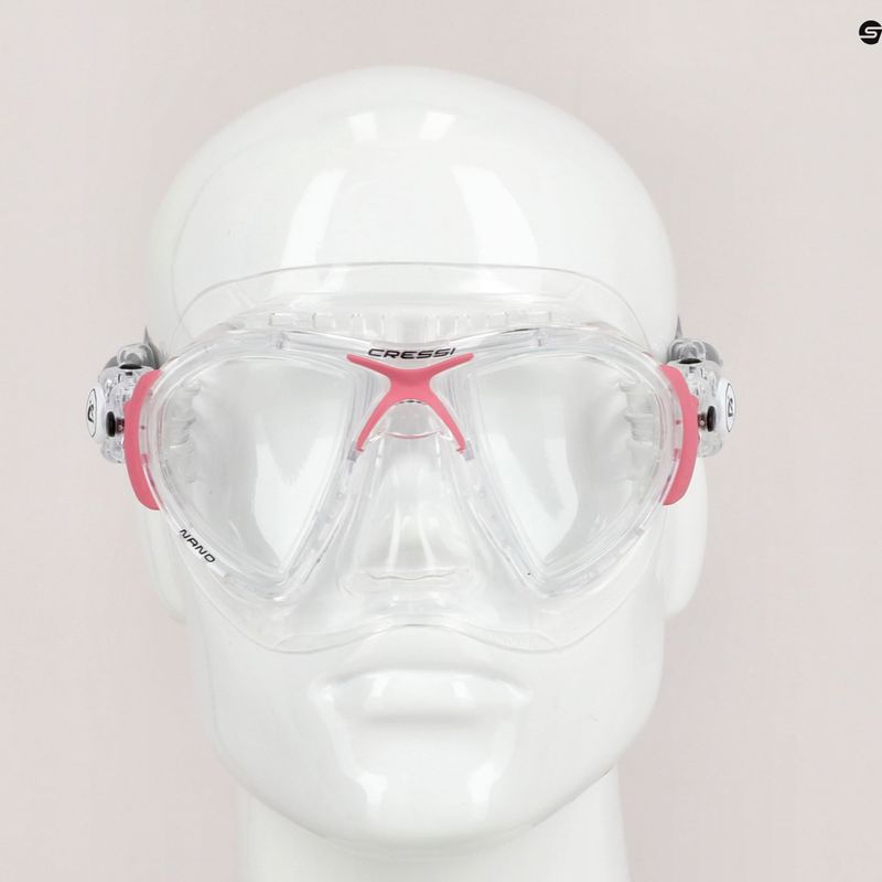 Maska do nurkowania Cressi Nano crystal/pink 7