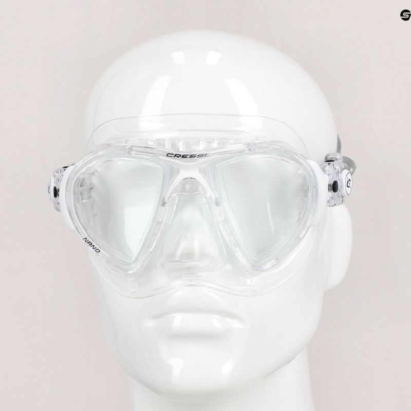 Maska do nurkowania Cressi Nano crystal/white 7