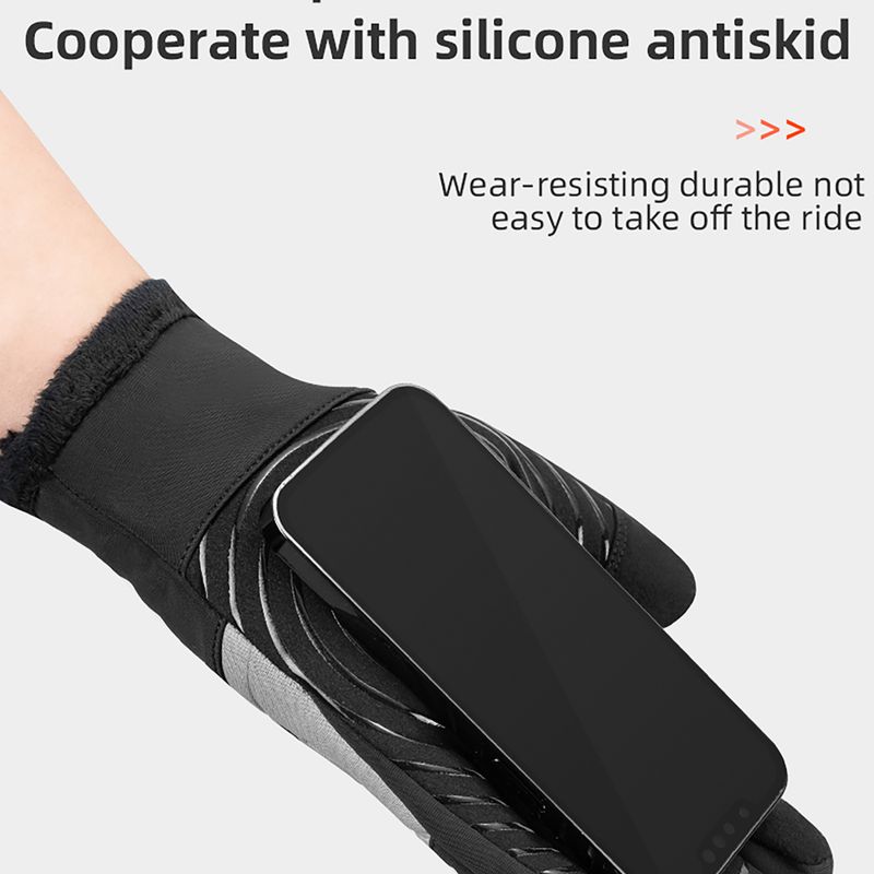 Rękawiczki rowerowe Rockbros Full-finger S317 black 2