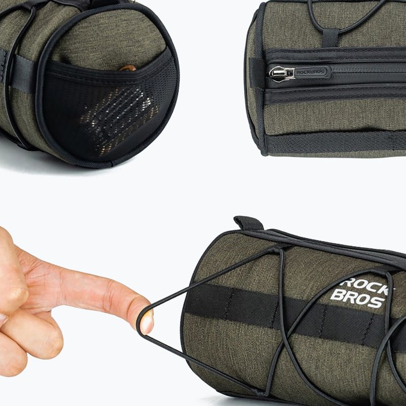 Torba rowerowa Rockbros 30110049001 Bike Front Bag 2 l green/black 4