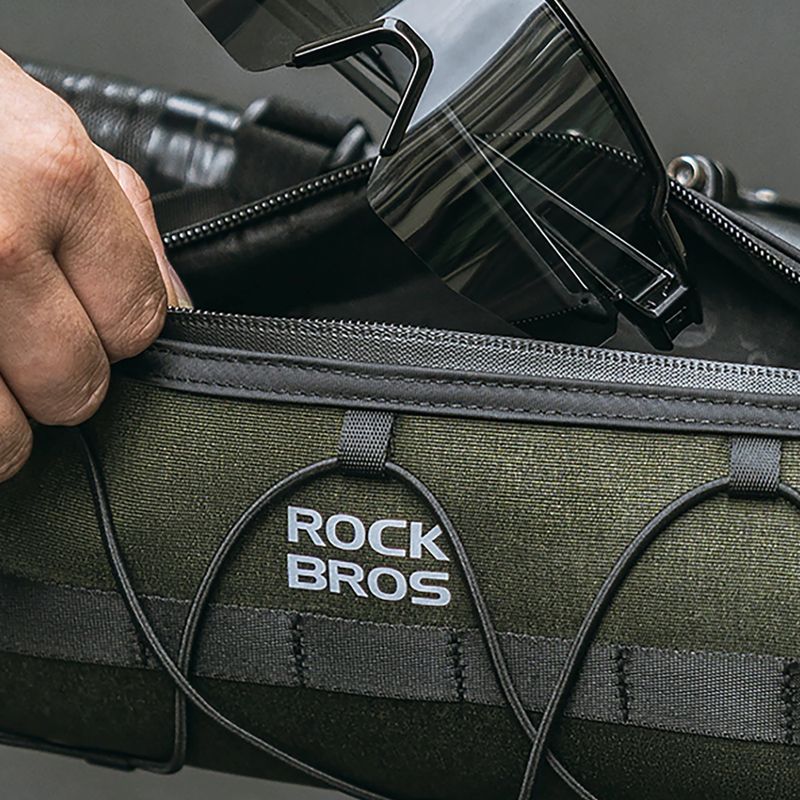 Torba rowerowa Rockbros 30110049001 Bike Front Bag 2 l green/black 11