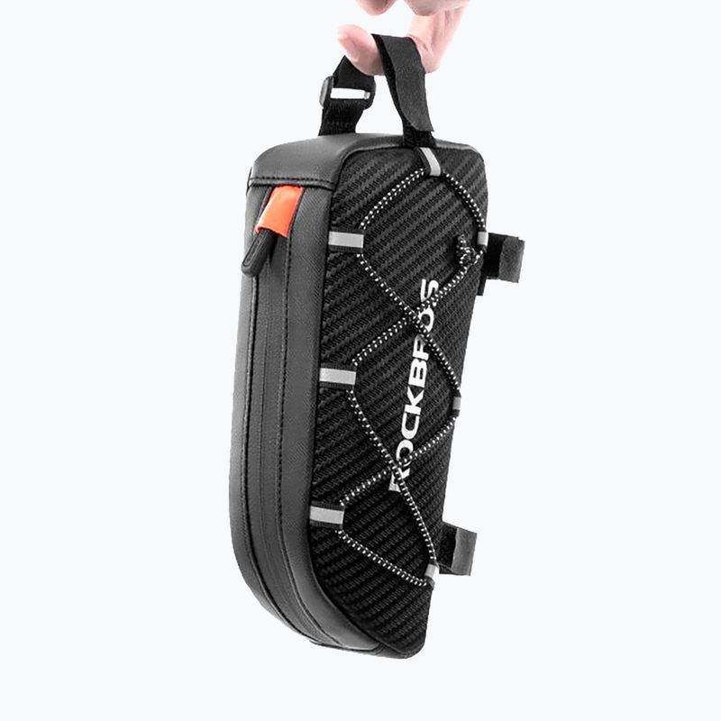 Torba rowerowa na ramę Rockbros 039BK Bike Tube Bag 1 l black 7