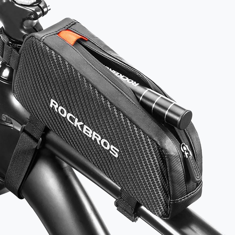 Torba rowerowa na ramę Rockbros 039BK Bike Tube Bag 1 l black 8