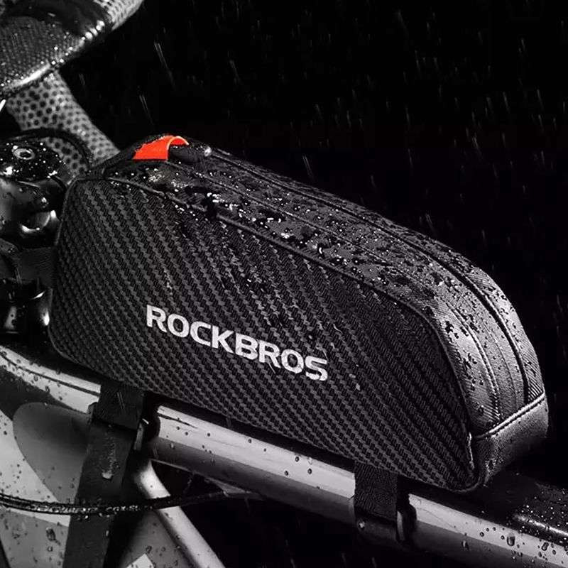 Torba rowerowa na ramę Rockbros 039BK Bike Tube Bag 1 l black 10