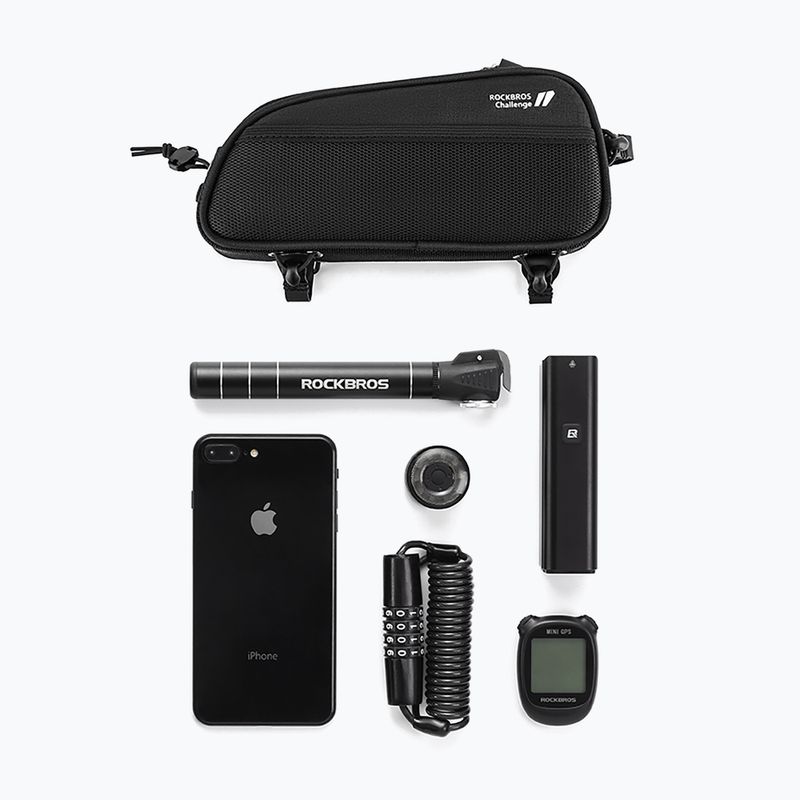 Torba rowerowa na ramę Rockbros 30120096001 MTB Bike Top Tube Bag 1,3 l black 4