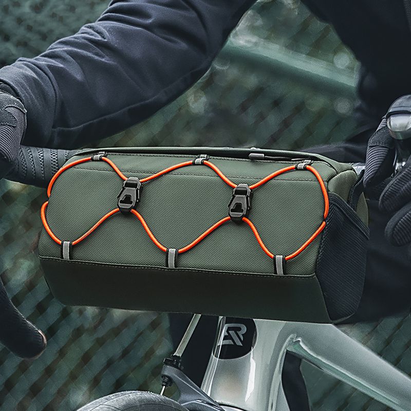 Torba rowerowa na kierownicę Rockbros 30110054 Bike Front Bag 2,2 l army green