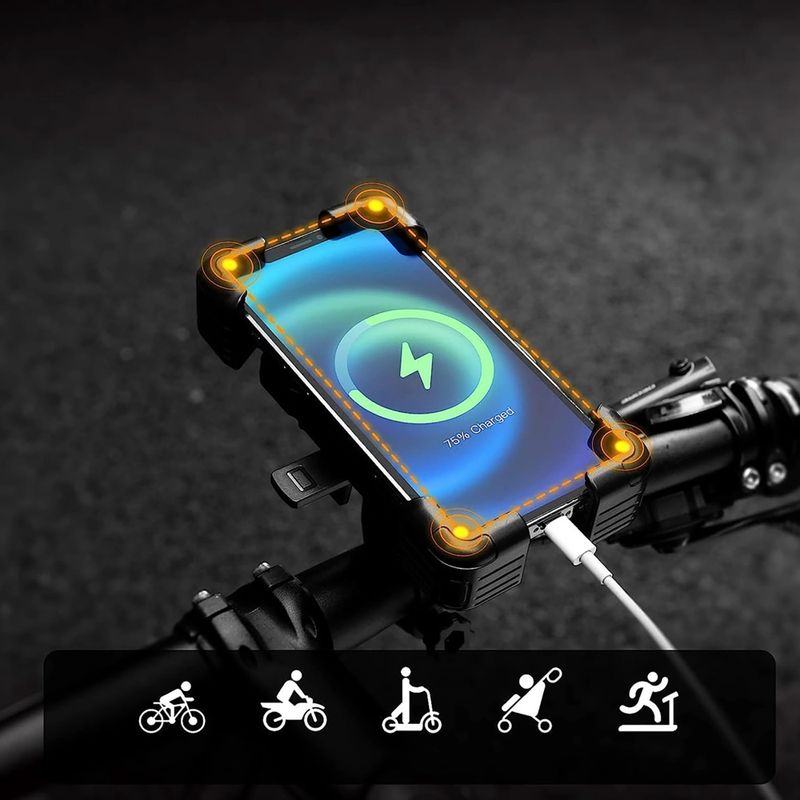 Uchwyt rowerowy na telefon Rockbros 25210030001 Phone Holder black 5