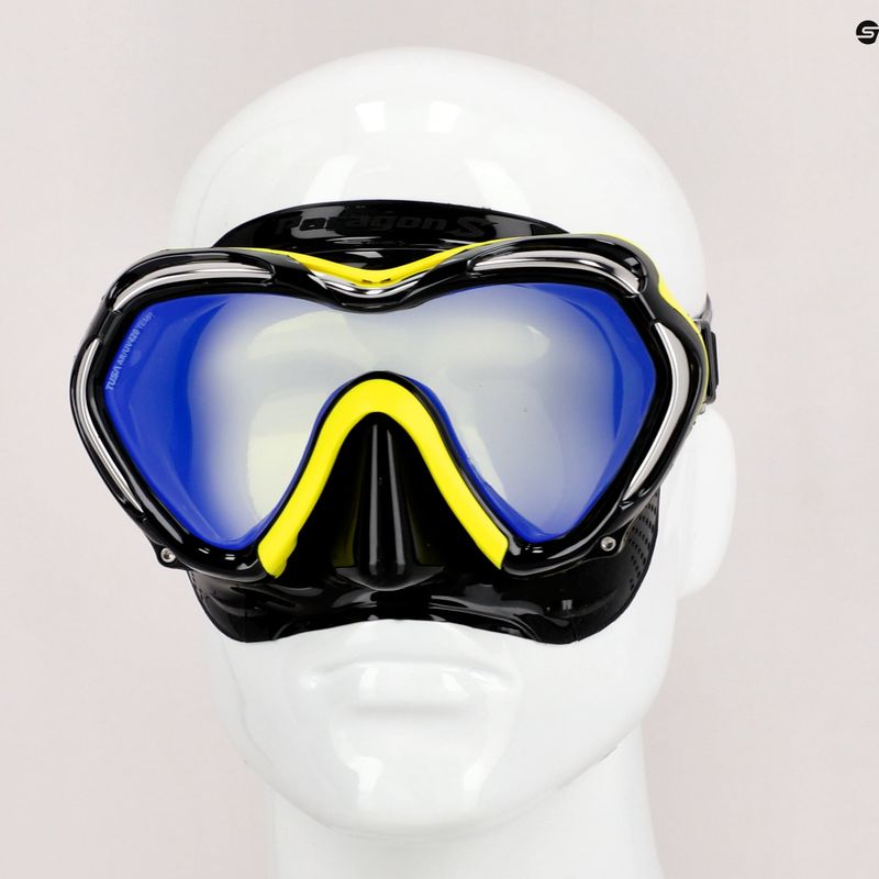 Maska do nurkowania TUSA Paragon S black/yellow 6