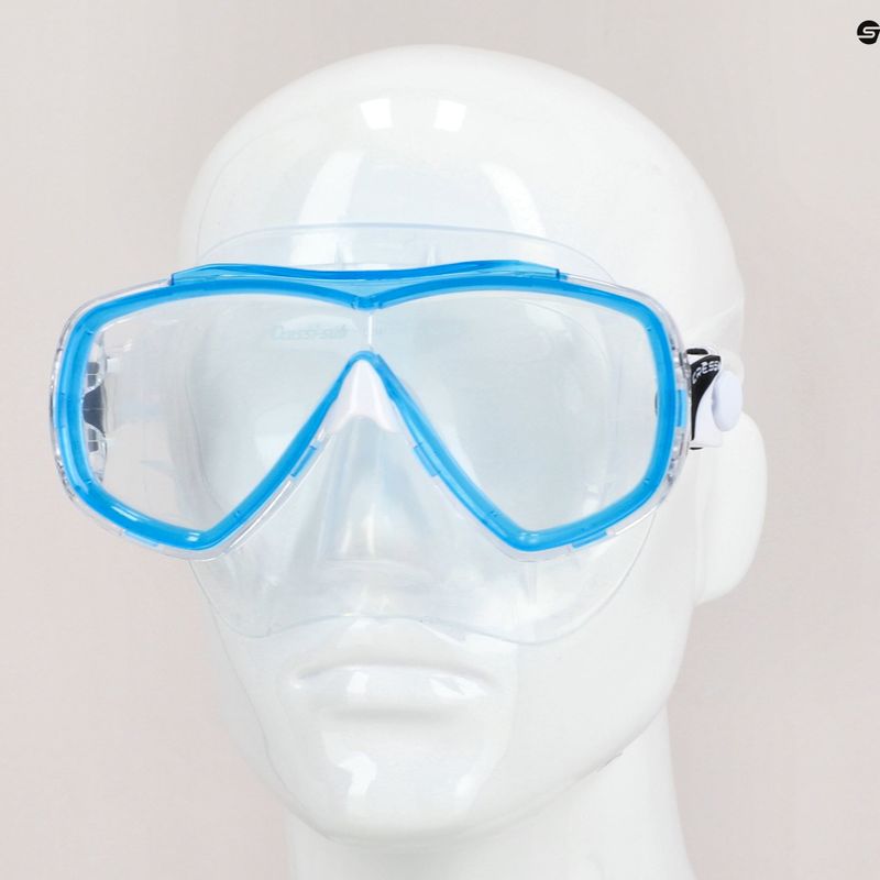 Maska do nurkowania Cressi Estrella clear/aquamarine 7