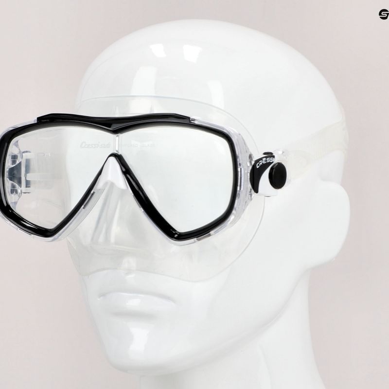 Maska do nurkowania Cressi Estrella clear/black 8