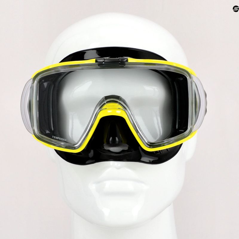 Maska do nurkowania TUSA Visio Tri-Ex yellow/black 7