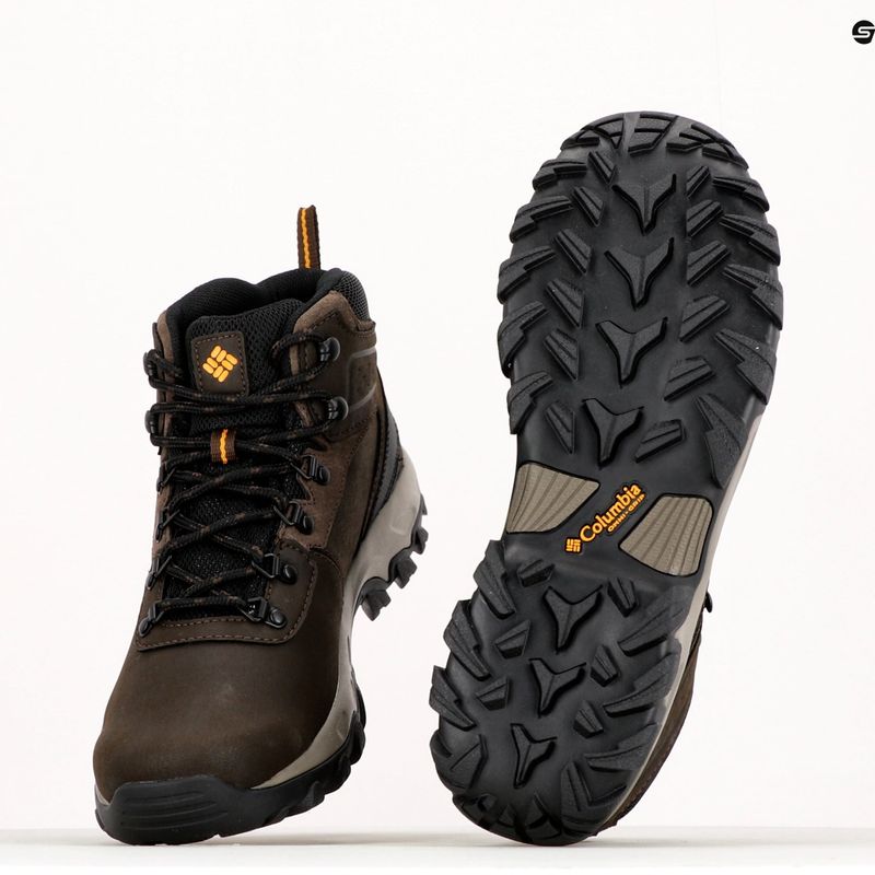 Buty trekkingowe męskie Columbia Newton Ridge Plus II Wp cordovan/squash 11