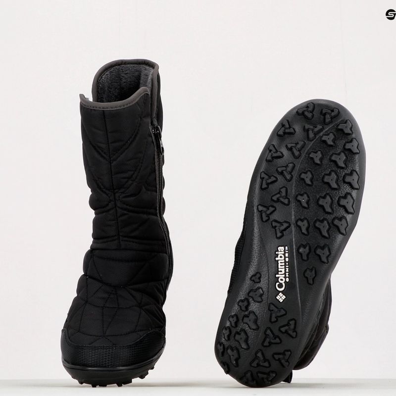 Śniegowce dziecięce Columbia Minx Slip III black/white 12