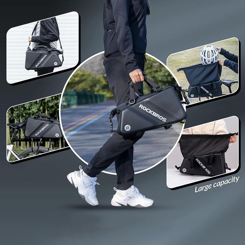 Torba rowerowa na bagażnik Rockbros 30140090 11,6 l black 5