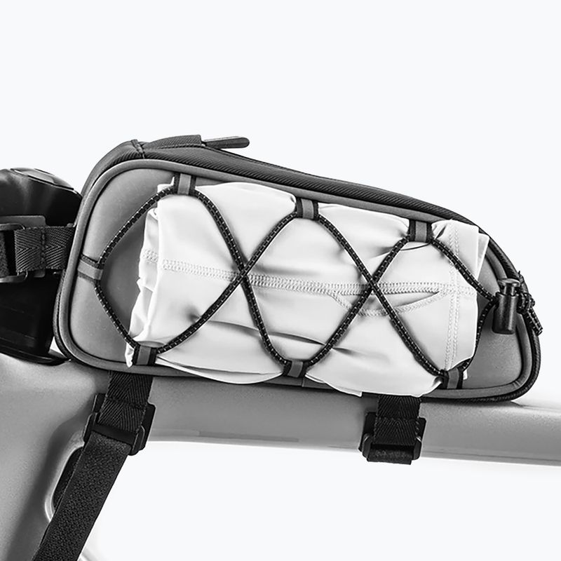 Torba rowerowa na ramę Rockbros 30120109 0,9 l silver 3
