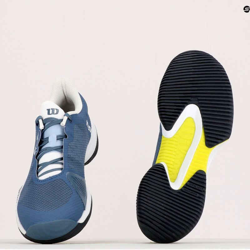 Buty do tenisa męskie Wilson Kaos Swift china blue/white/sulphur spring 9