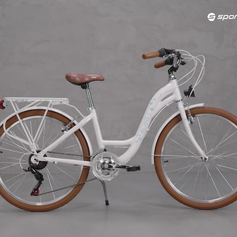 Rower dziecięcy Romet Panda 1 biały/niebieski 18