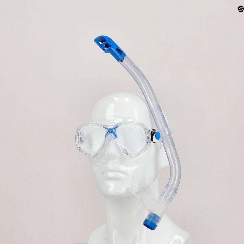 Zestaw do snorkelingu dziecięcy Cressi Marea Junior + Top clear/blue 7