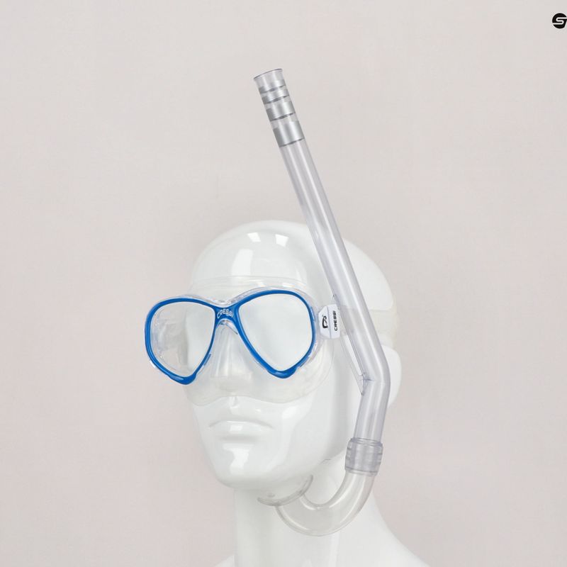 Zestaw do snorkelingu dziecięcy Cressi Perla Jr + Minigringo clear/blue 10