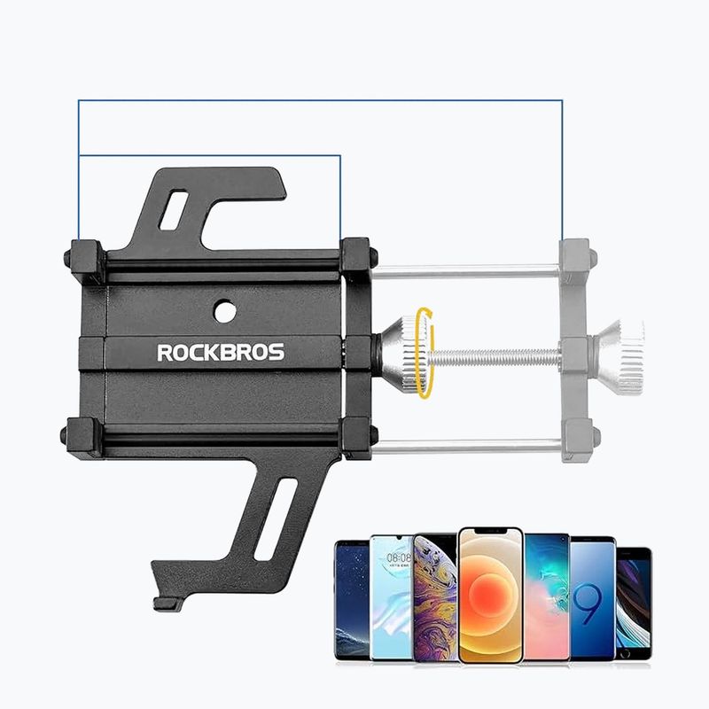 Uchwyt rowerowy na telefon Rockbros 699 black 3
