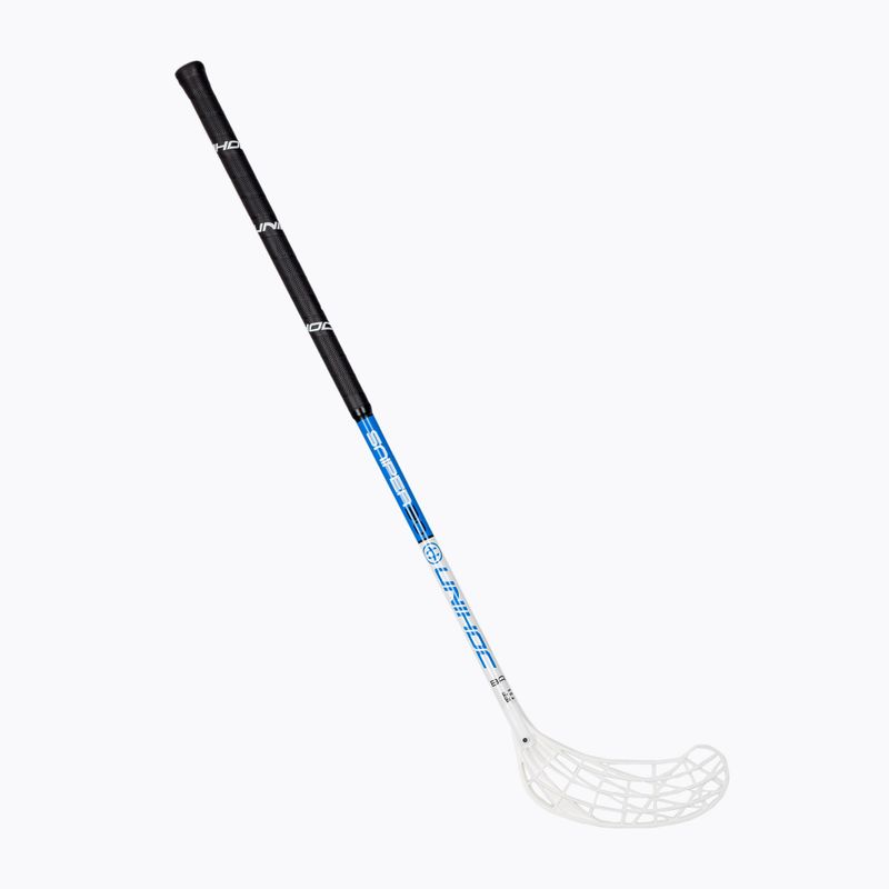 Kij prawy do unihokeja UNIHOC Sniper 30 biały/niebieski
