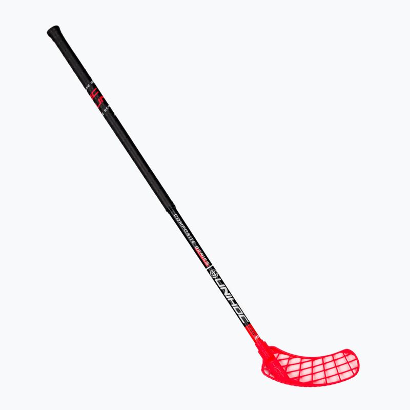 Kij lewy do unihokeja UNIHOC Sonic Composite 29 czarny/czerwony
