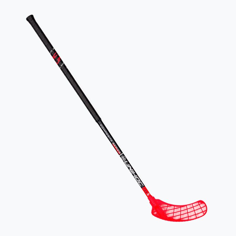 Kij prawy do unihokeja UNIHOC Sonic Composite 29 czarny/czerwony
