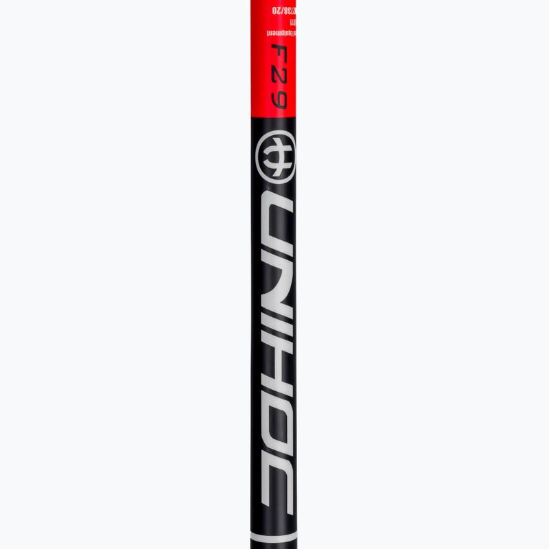 Kij prawy do unihokeja UNIHOC Sonic Composite 29 czarny/czerwony 3