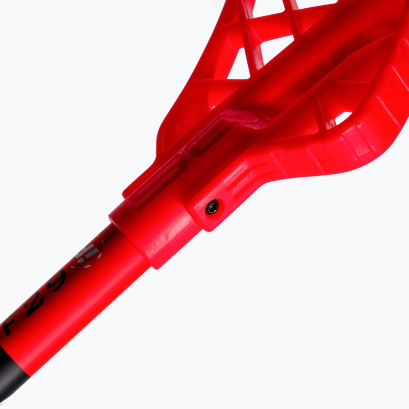 Kij prawy do unihokeja UNIHOC Sonic Composite 29 czarny/czerwony 4