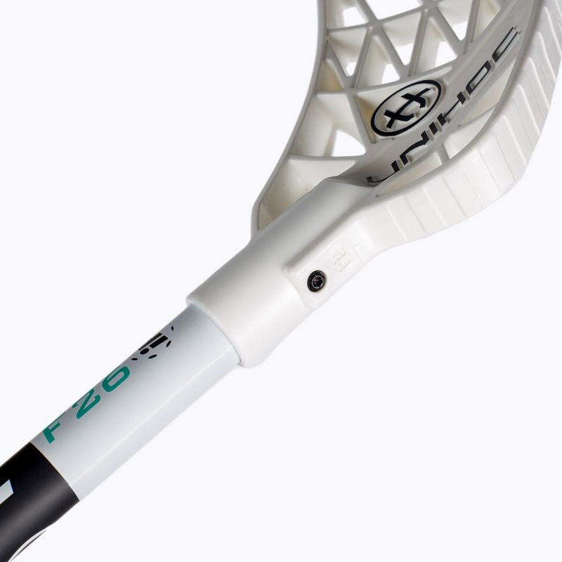 Kij lewy do unihokeja UNIHOC Iconic Composite 26 biały/czarny 4