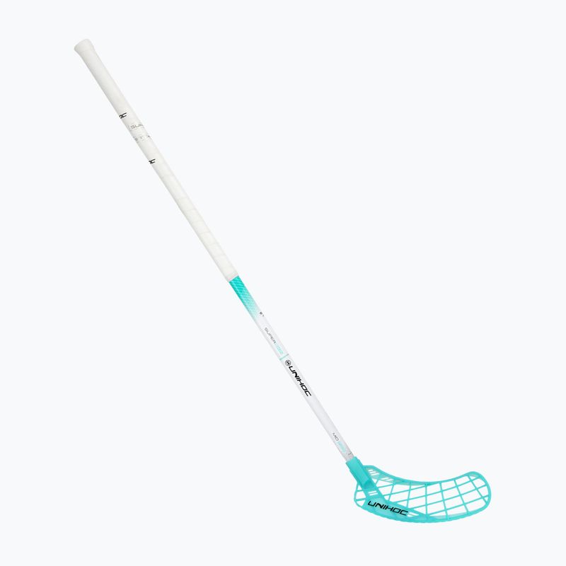 Kij prawy do unihokeja UNIHOC Epic Superskin Mid 29 biały/błękitny 5