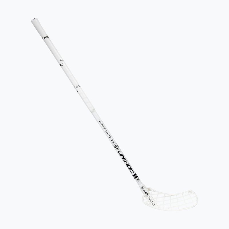 Kij lewy do unihokeja UNIHOC Unity Composite 26 biały 5