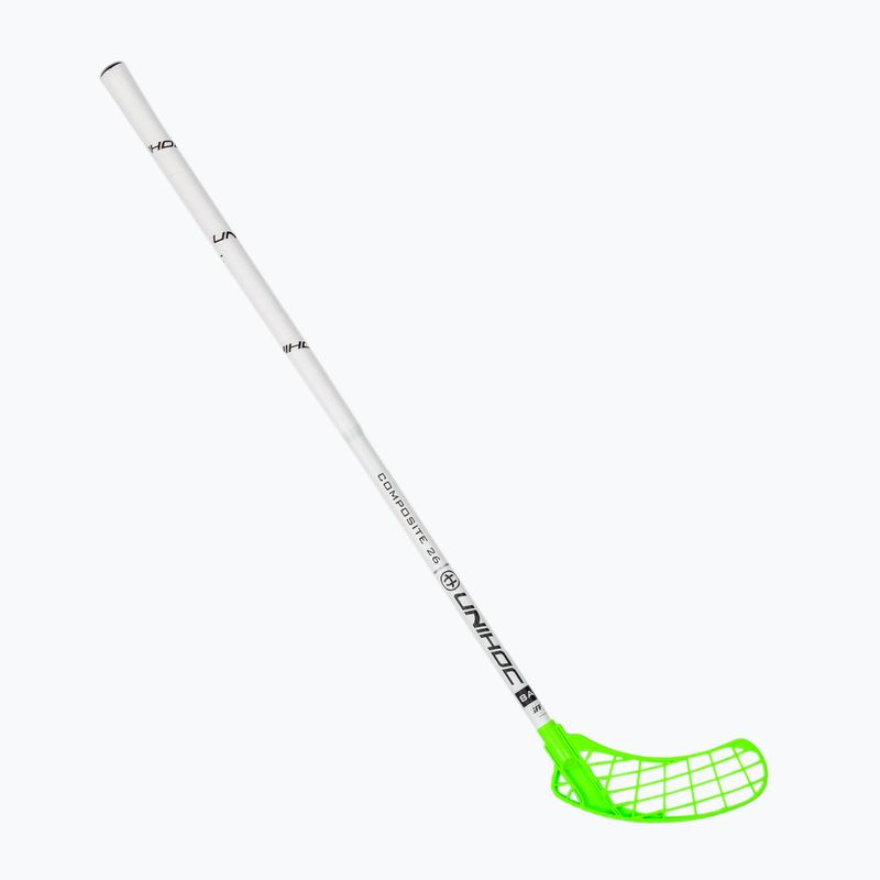 Kij prawy do unihokeja UNIHOC Unity Composite 26 biały