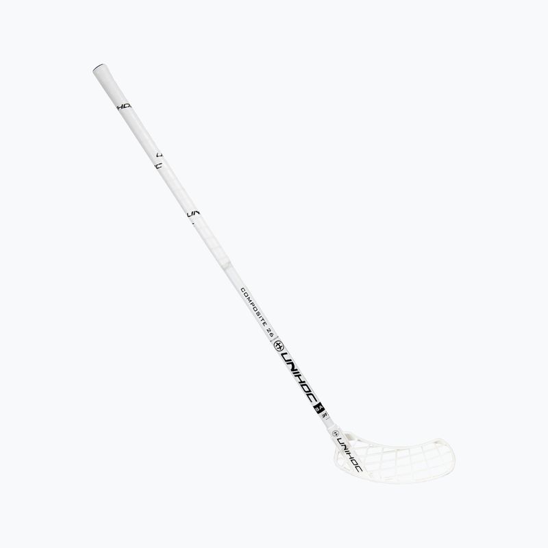 Kij prawy do unihokeja UNIHOC Unity Composite 26 biały 5