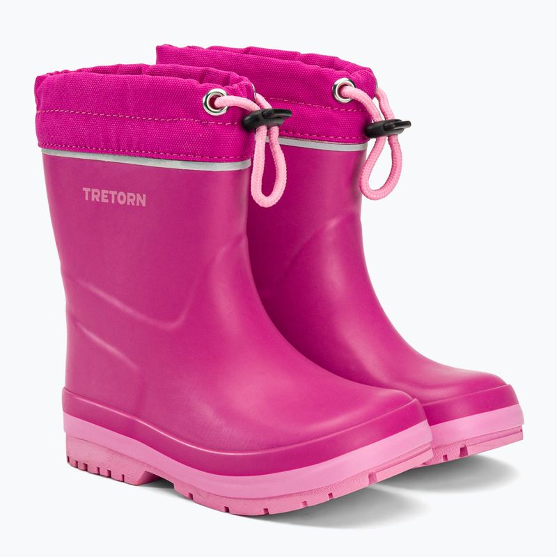 Kalosze dziecięce Tretorn Kuling Winter pink 4